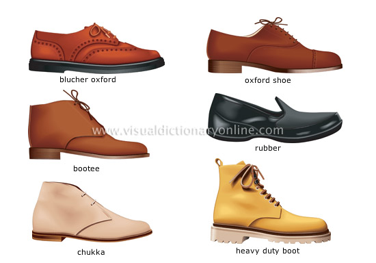 men’s shoes [2] - Visual Dictionary Online