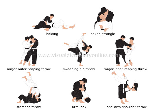examples of holds and throws