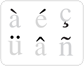 diacritic symbols