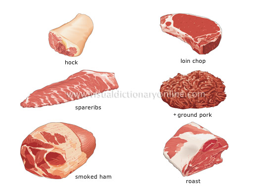 cuts of pork