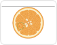 fleshy fruit: citrus fruit