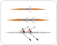 sculling boats