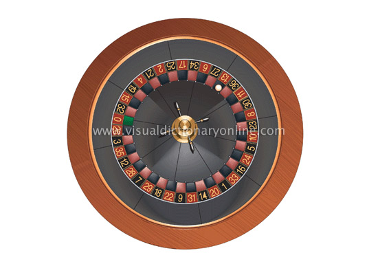 French roulette wheel